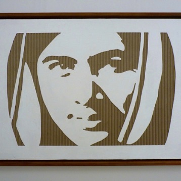 Malala Yousafzai 1, 2016
gouache, varnish, cardboard, wood, framed
60 x 90 cm
2016